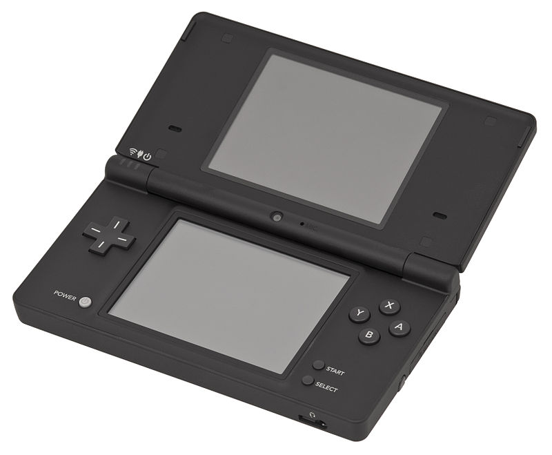 "Nintendo-DSi-Bl-Open" by Evan-Amos - Own work. Licensed under CC BY-SA 3.0 via Commons - https://commons.wikimedia.org/wiki/File:Nintendo-DSi-Bl-Open.jpg#/media/File:Nintendo-DSi-Bl-Open.jpg